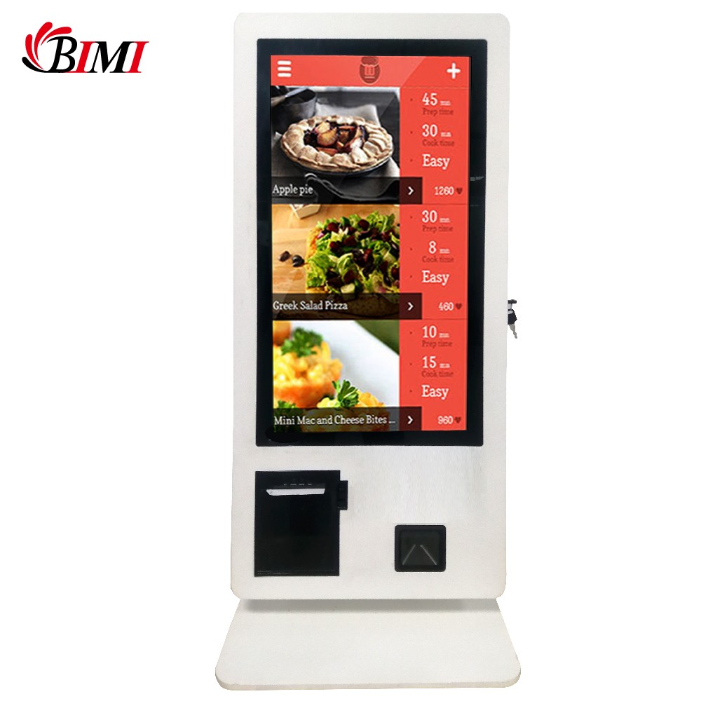 21.5inch kiosk self-service cash register machine