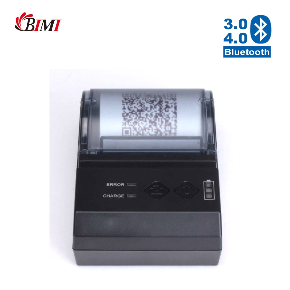 58mm Bluetooth+USB Thermal Receipt Printer Portable Mini Printer With Large Capacity Battery