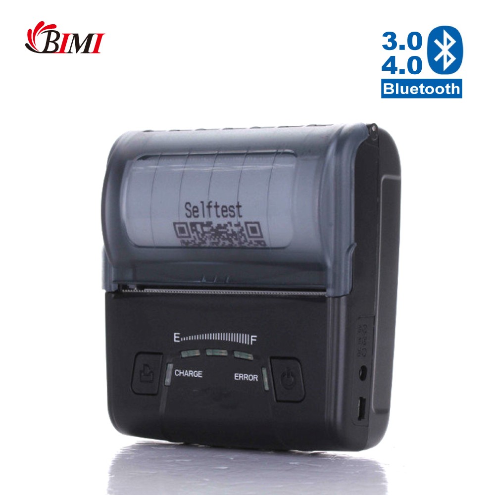 Bluetooth 80mm pos thermal receipt machine usb restaurant portable 2.4'' mini wireless printer